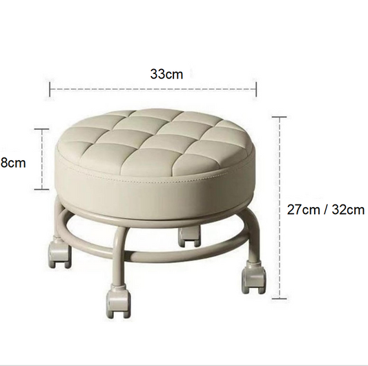 椅子 小圆凳（黑/米-27CM/32CM）